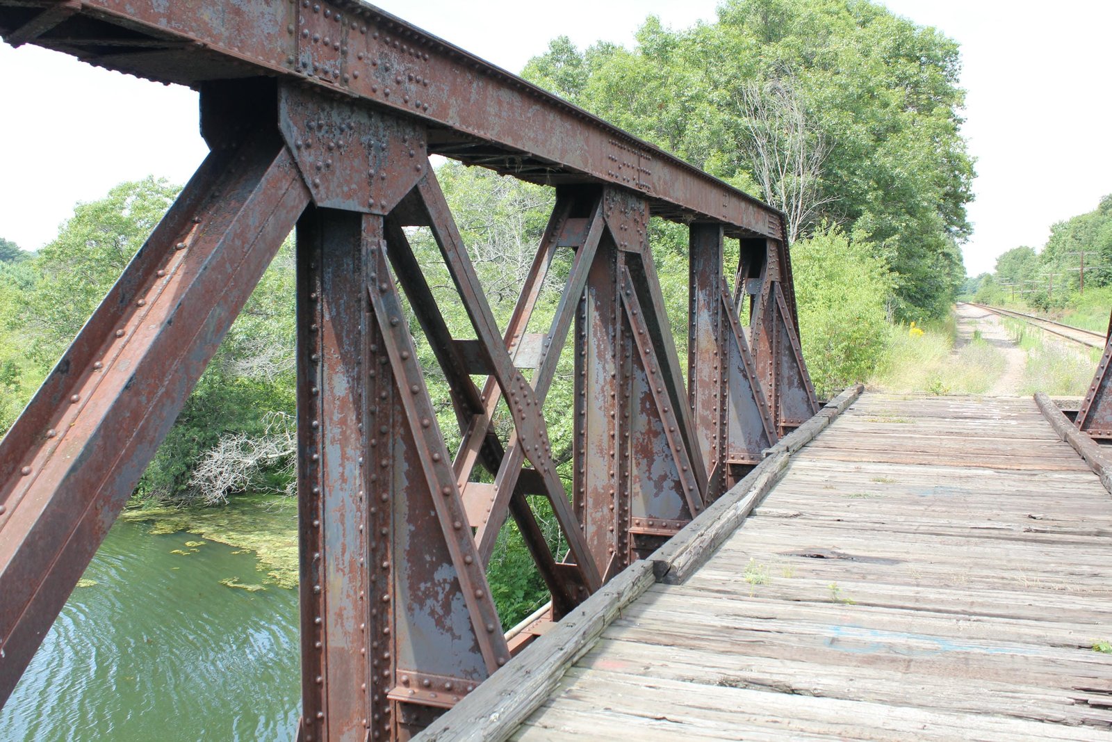 Truss details, south track